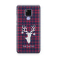 Tartan Stag Personalised Family Name Huawei Mate 20X Phone Case