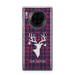 Tartan Stag Personalised Family Name Huawei Mate 30 Pro Phone Case