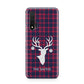 Tartan Stag Personalised Family Name Huawei Nova 6 Phone Case