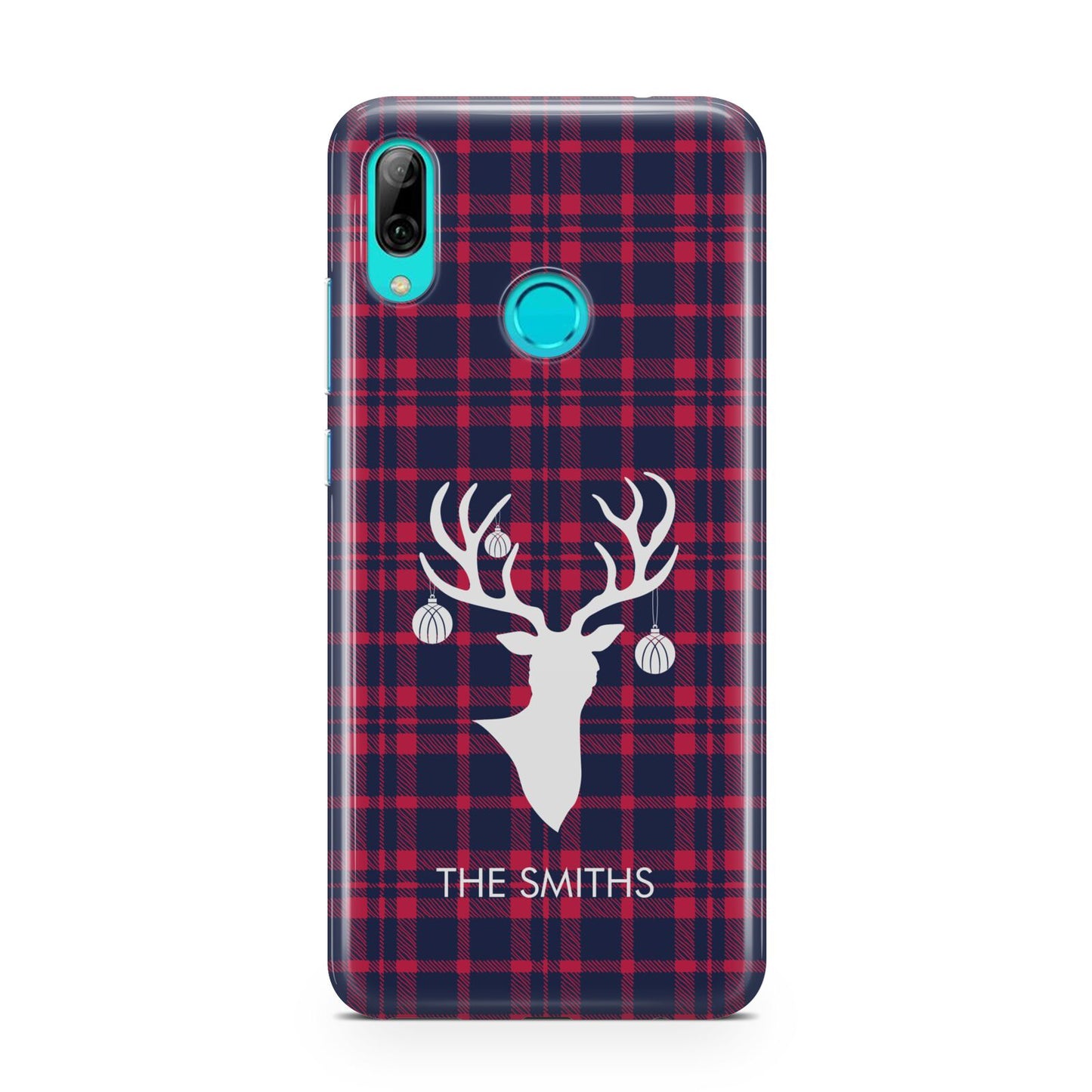 Tartan Stag Personalised Family Name Huawei P Smart 2019 Case
