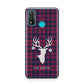 Tartan Stag Personalised Family Name Huawei P Smart 2020