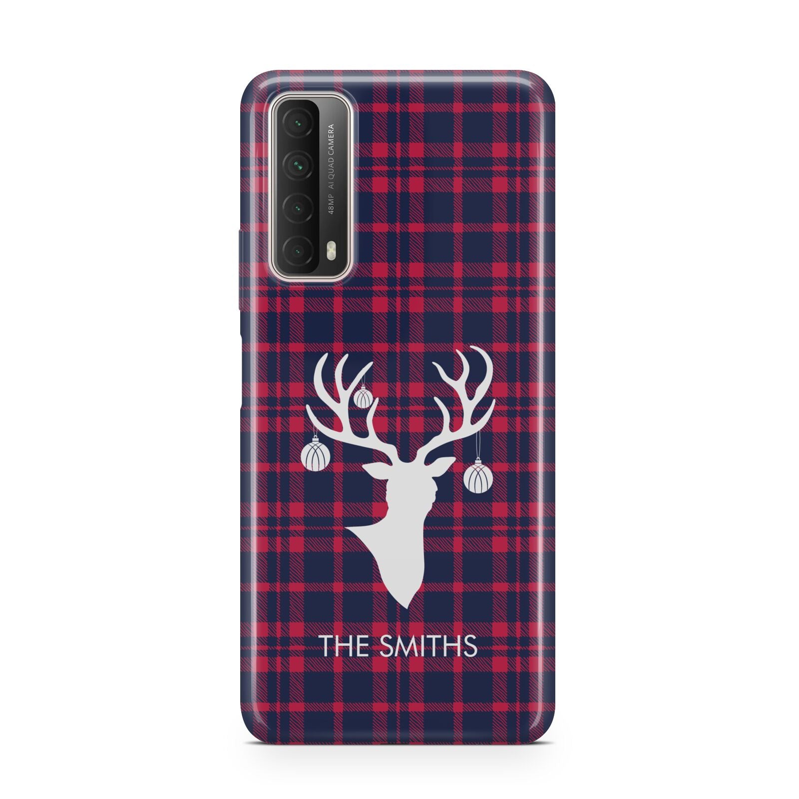 Tartan Stag Personalised Family Name Huawei P Smart 2021