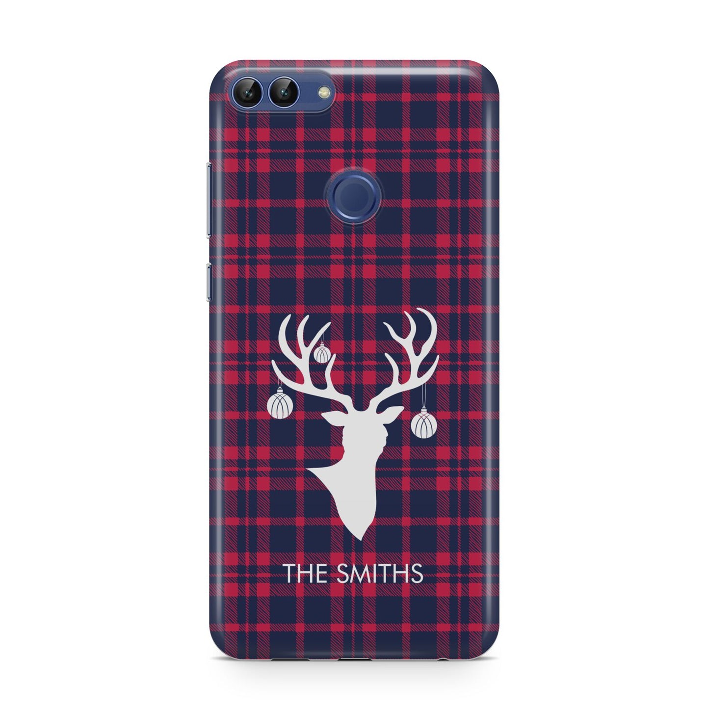 Tartan Stag Personalised Family Name Huawei P Smart Case