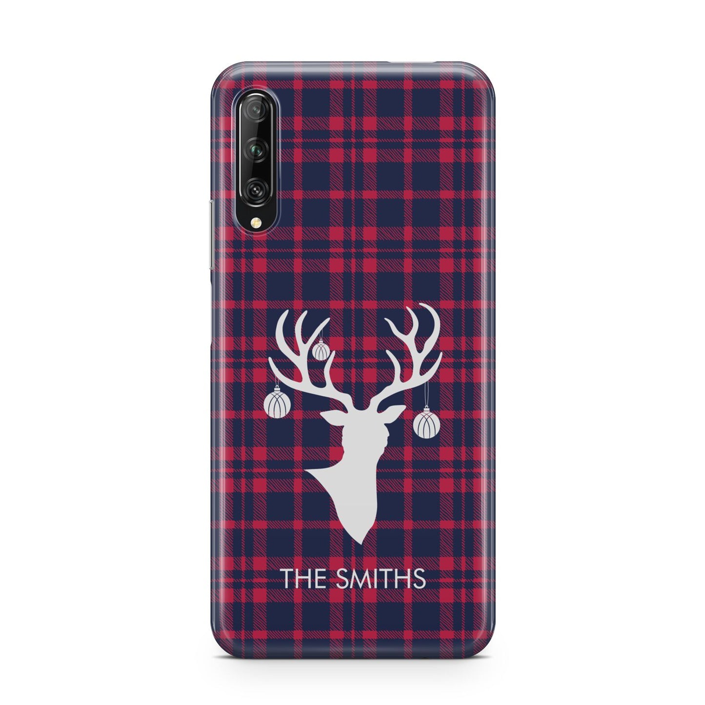 Tartan Stag Personalised Family Name Huawei P Smart Pro 2019