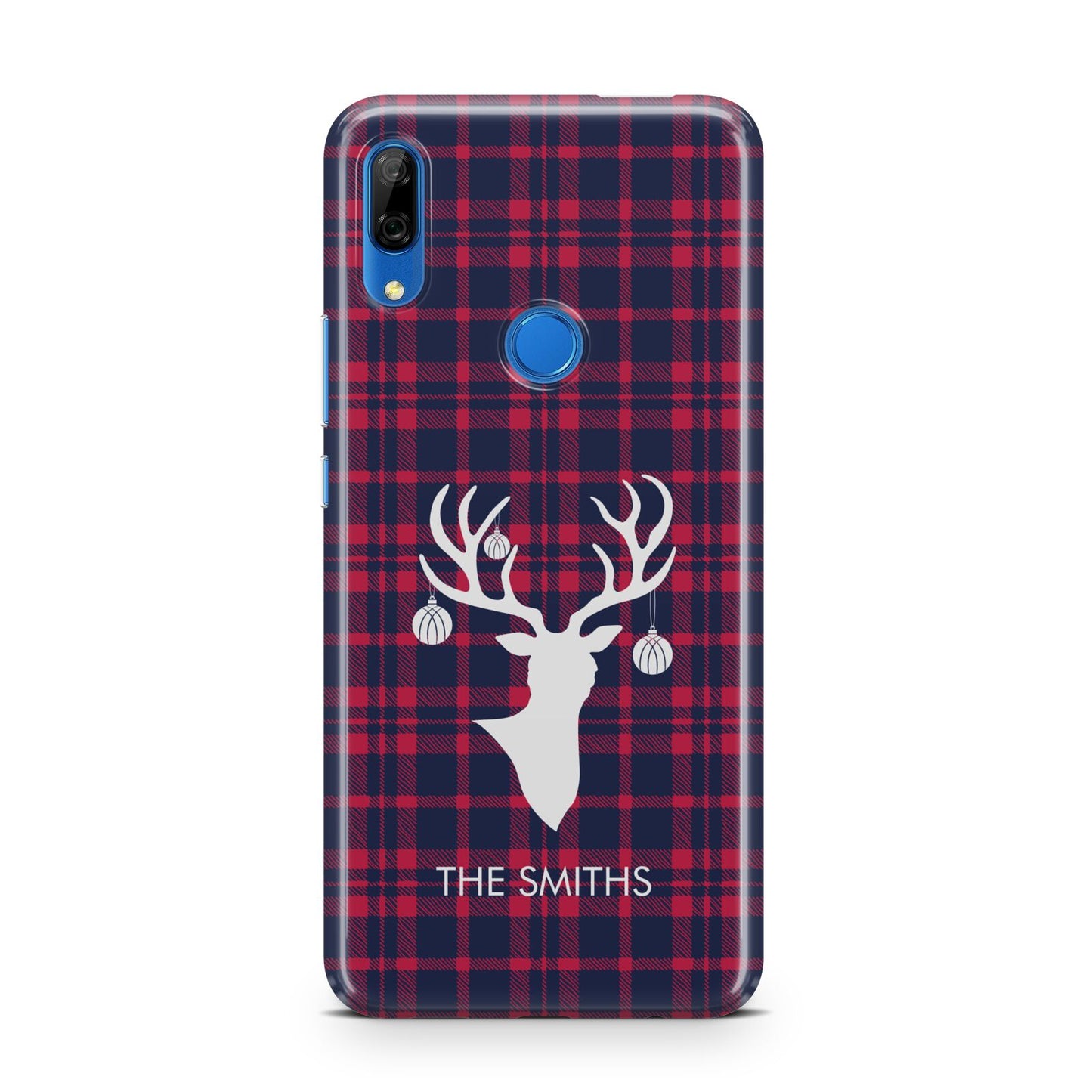 Tartan Stag Personalised Family Name Huawei P Smart Z