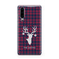 Tartan Stag Personalised Family Name Huawei P30 Phone Case