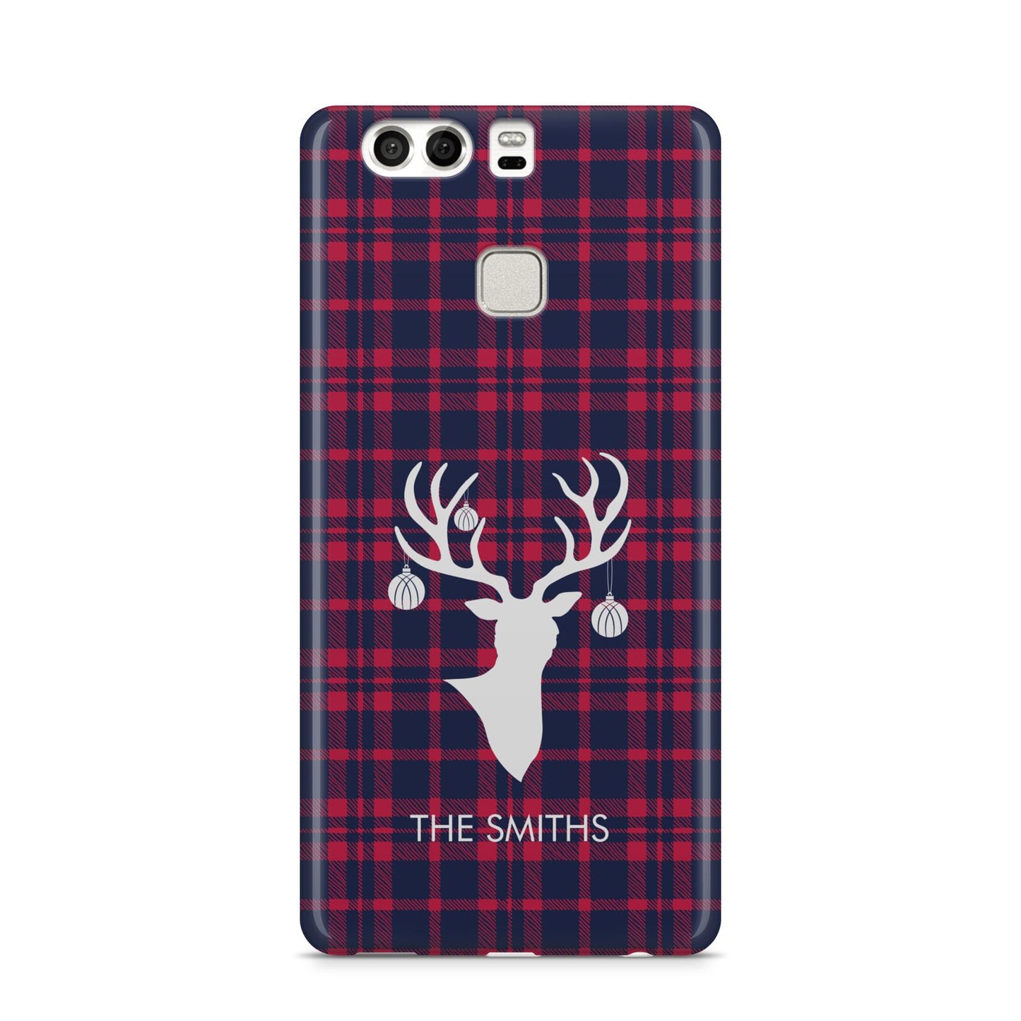 Tartan Stag Personalised Family Name Huawei P9 Case