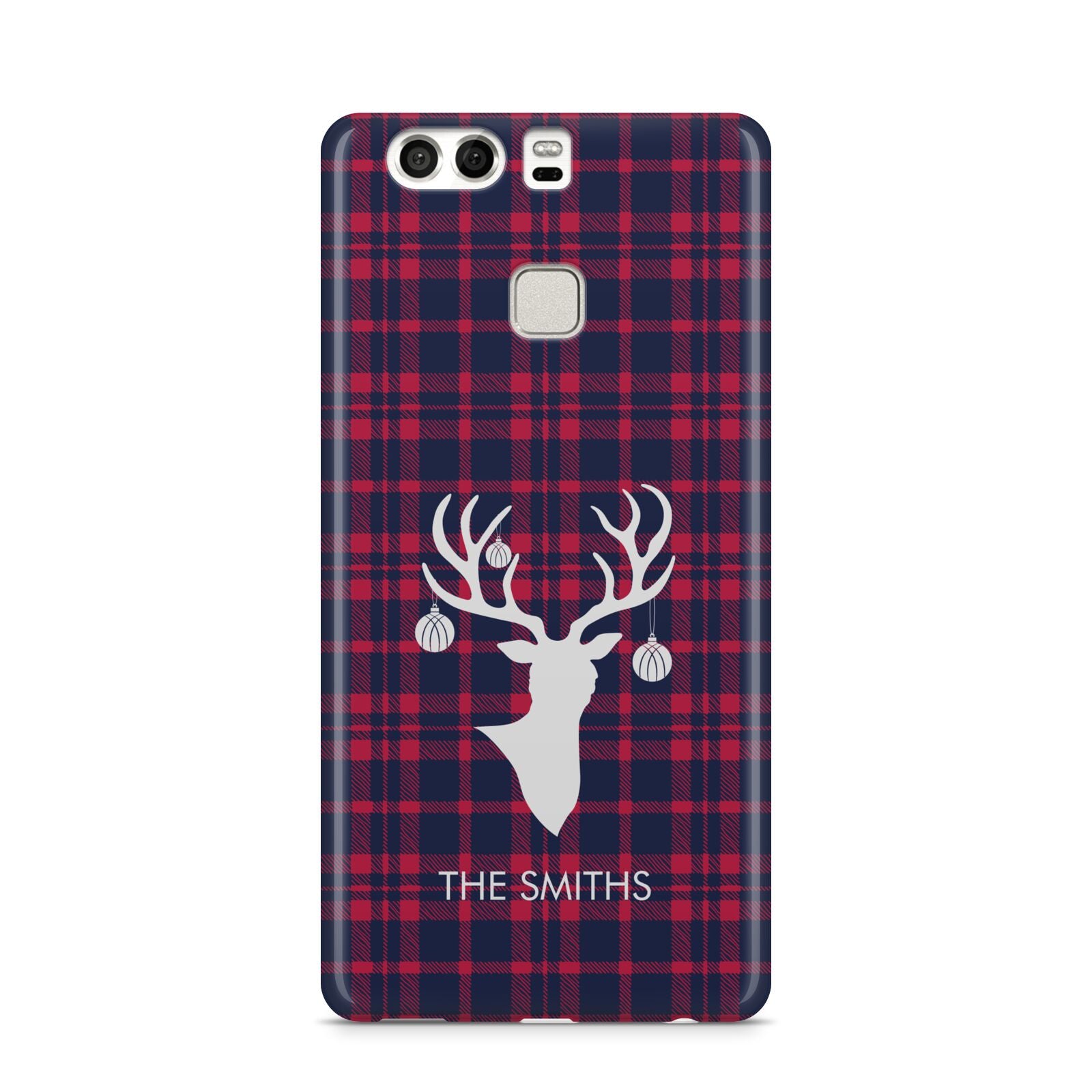 Tartan Stag Personalised Family Name Huawei P9 Case