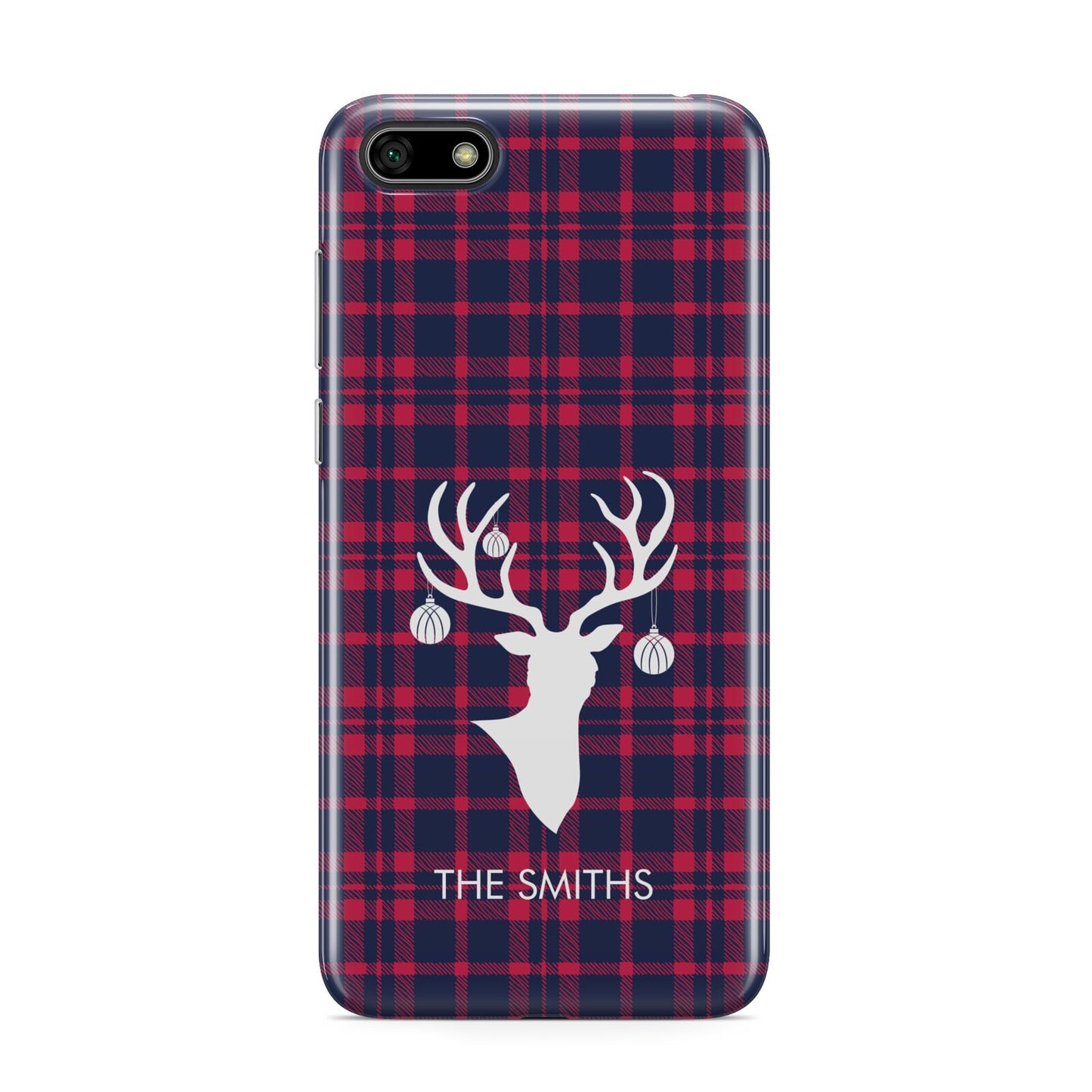 Tartan Stag Personalised Family Name Huawei Y5 Prime 2018 Phone Case