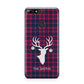 Tartan Stag Personalised Family Name Huawei Y7 2018