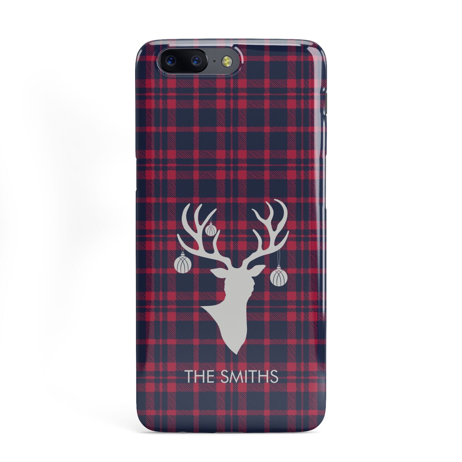 Tartan Stag Personalised Family Name OnePlus Case