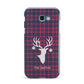 Tartan Stag Personalised Family Name Samsung Galaxy A7 2017 Case