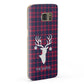 Tartan Stag Personalised Family Name Samsung Galaxy Case Fourty Five Degrees