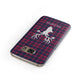 Tartan Stag Personalised Family Name Samsung Galaxy Case Front Close Up