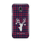 Tartan Stag Personalised Family Name Samsung Galaxy J3 2017 Case