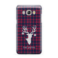 Tartan Stag Personalised Family Name Samsung Galaxy J5 2016 Case