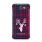 Tartan Stag Personalised Family Name Samsung Galaxy J7 2017 Case