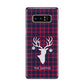 Tartan Stag Personalised Family Name Samsung Galaxy Note 8 Case