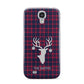 Tartan Stag Personalised Family Name Samsung Galaxy S4 Case