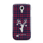 Tartan Stag Personalised Family Name Samsung Galaxy S4 Mini Case
