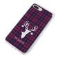 Tartan Stag Personalised Family Name iPhone 8 Plus Bumper Case on Silver iPhone Alternative Image