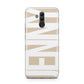 Taupe with Bold White Name Huawei Mate 20 Lite