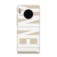 Taupe with Bold White Name Huawei Mate 30