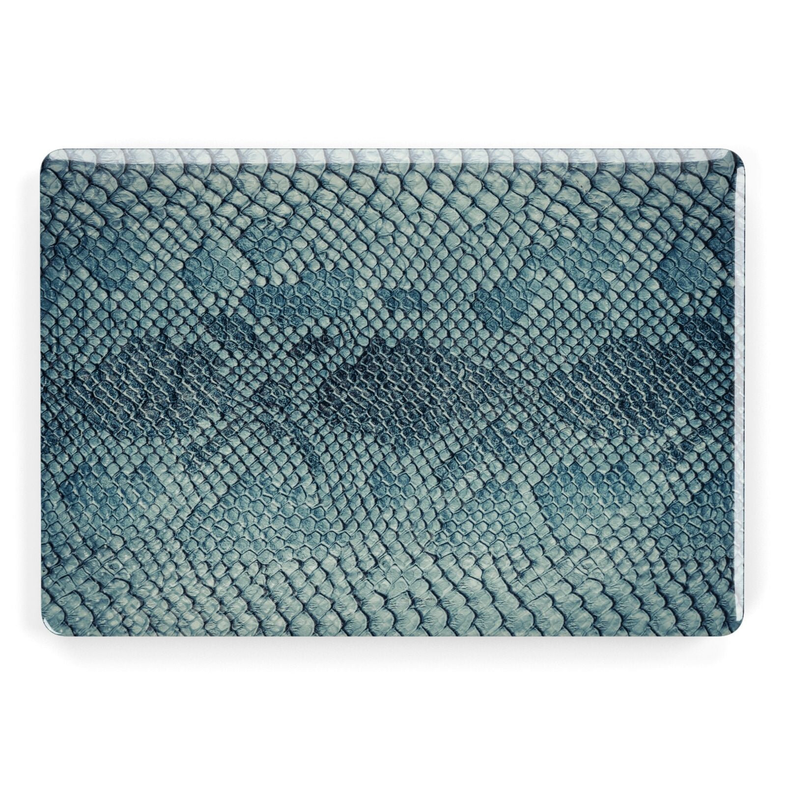 Teal Snakeskin Apple MacBook Case