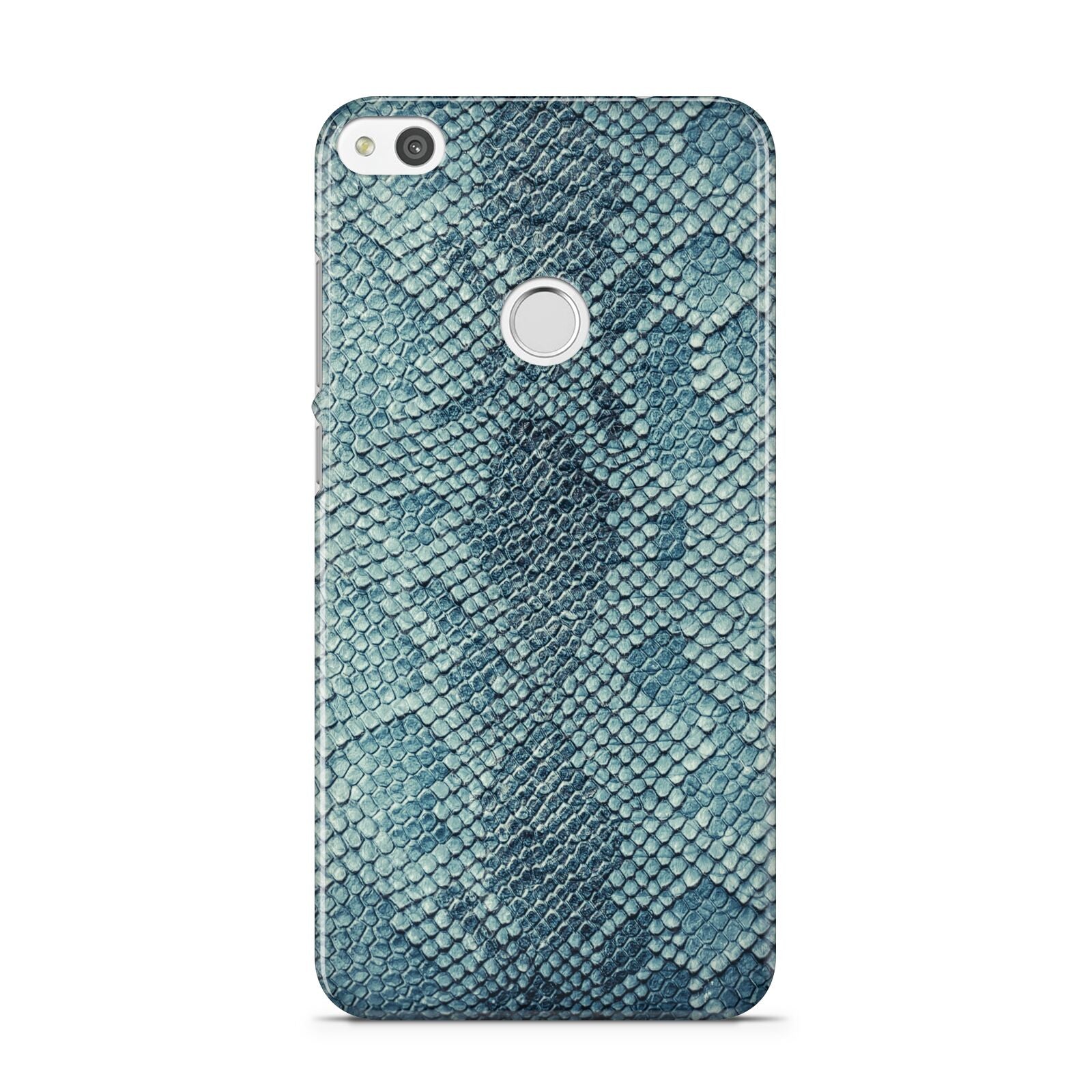 Teal Snakeskin Huawei P8 Lite Case