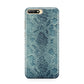 Teal Snakeskin Huawei Y6 2018