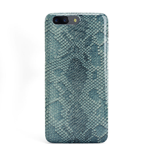 Teal Snakeskin OnePlus Case
