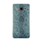 Teal Snakeskin Samsung Galaxy A3 Case