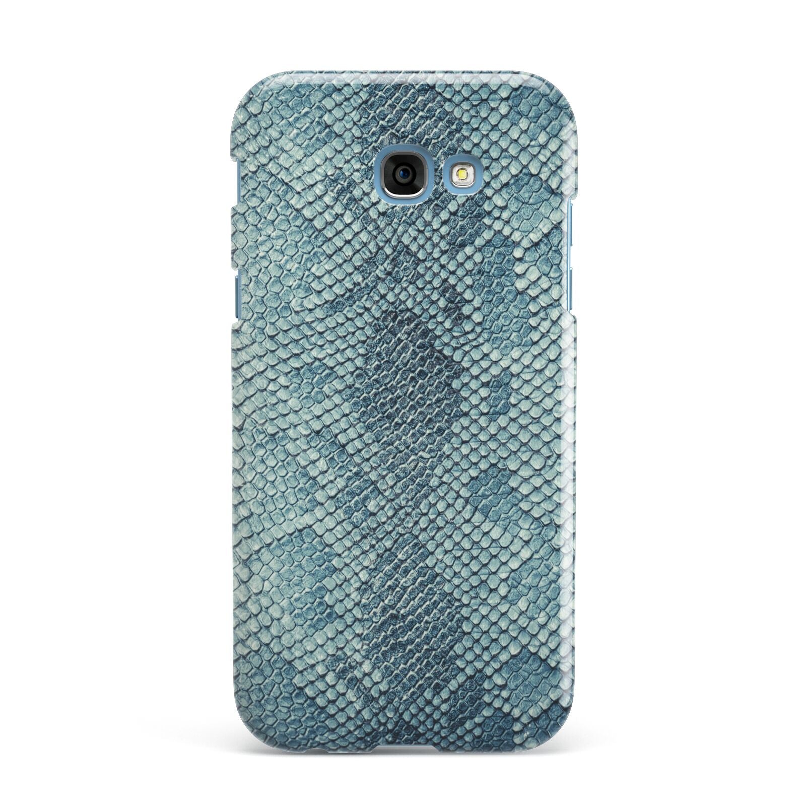 Teal Snakeskin Samsung Galaxy A7 2017 Case