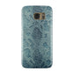 Teal Snakeskin Samsung Galaxy Case