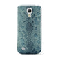 Teal Snakeskin Samsung Galaxy S4 Mini Case
