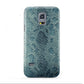 Teal Snakeskin Samsung Galaxy S5 Mini Case