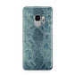Teal Snakeskin Samsung Galaxy S9 Case