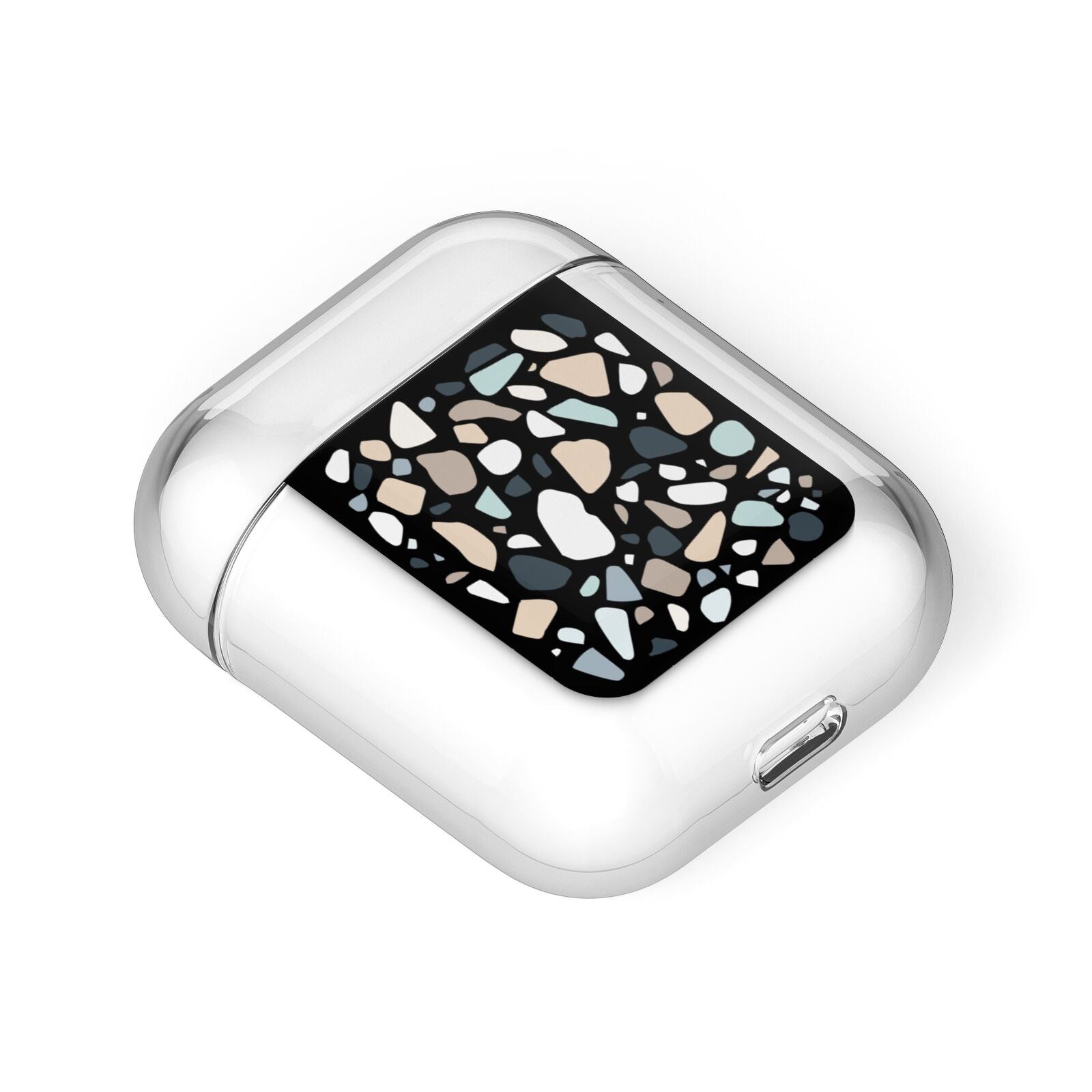Terrazzo AirPods Case Laid Flat