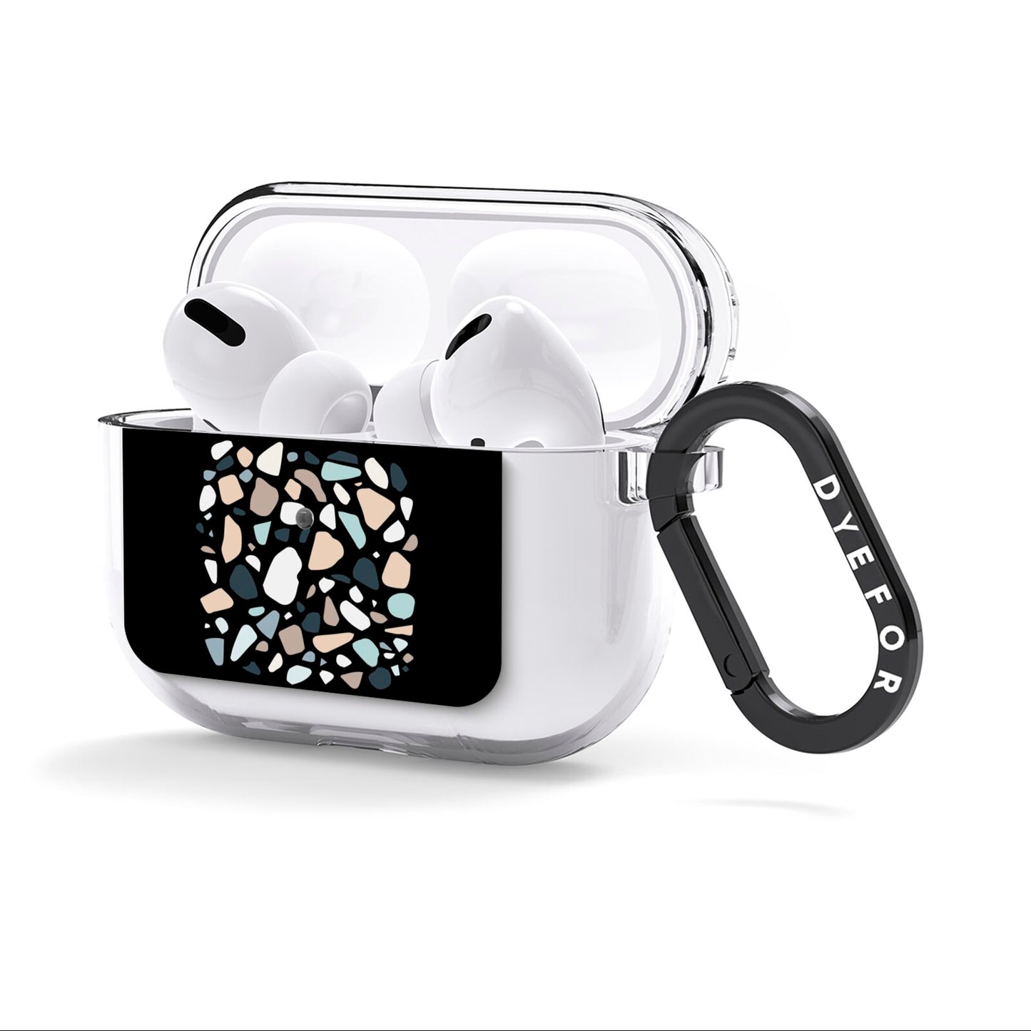 Terrazzo AirPods Clear Case 3rd Gen Side Image