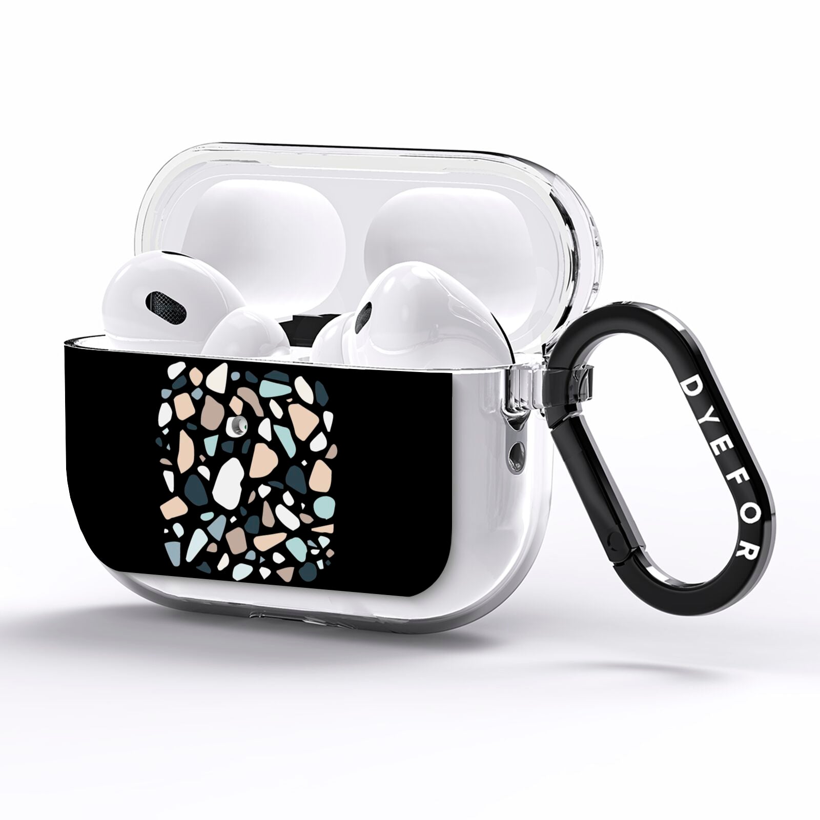 Terrazzo AirPods Pro Clear Case Side Image