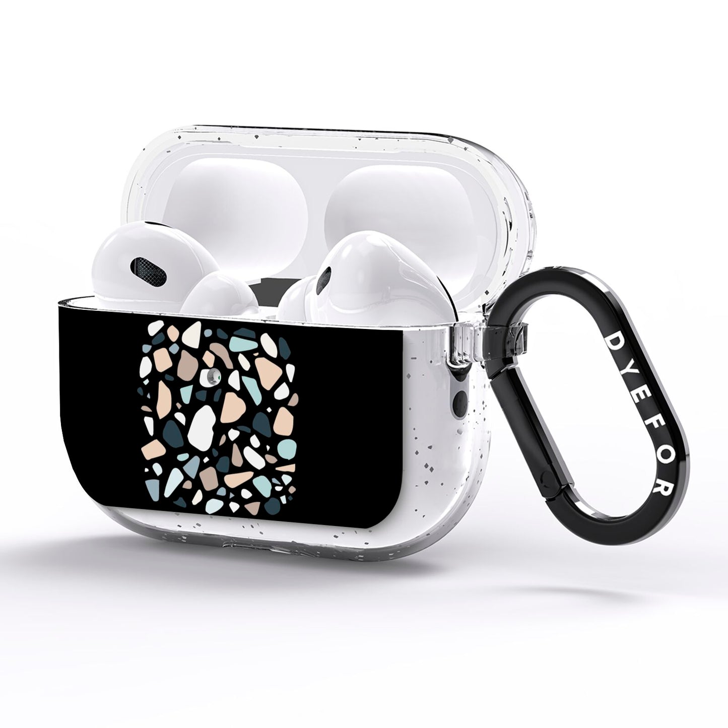 Terrazzo AirPods Pro Glitter Case Side Image