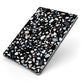 Clear Terrazzo Apple iPad Case on Grey iPad Side View