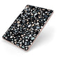 Clear Terrazzo Apple iPad Case on Rose Gold iPad Side View