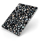 Clear Terrazzo Apple iPad Case on Silver iPad Side View