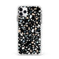 Terrazzo Apple iPhone 11 Pro Max in Silver with White Impact Case