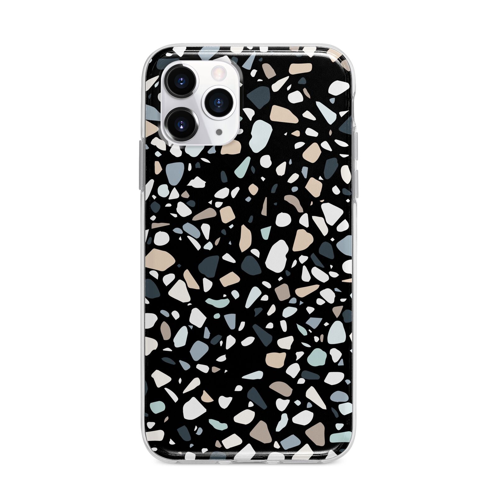 Terrazzo Apple iPhone 11 Pro in Silver with Bumper Case