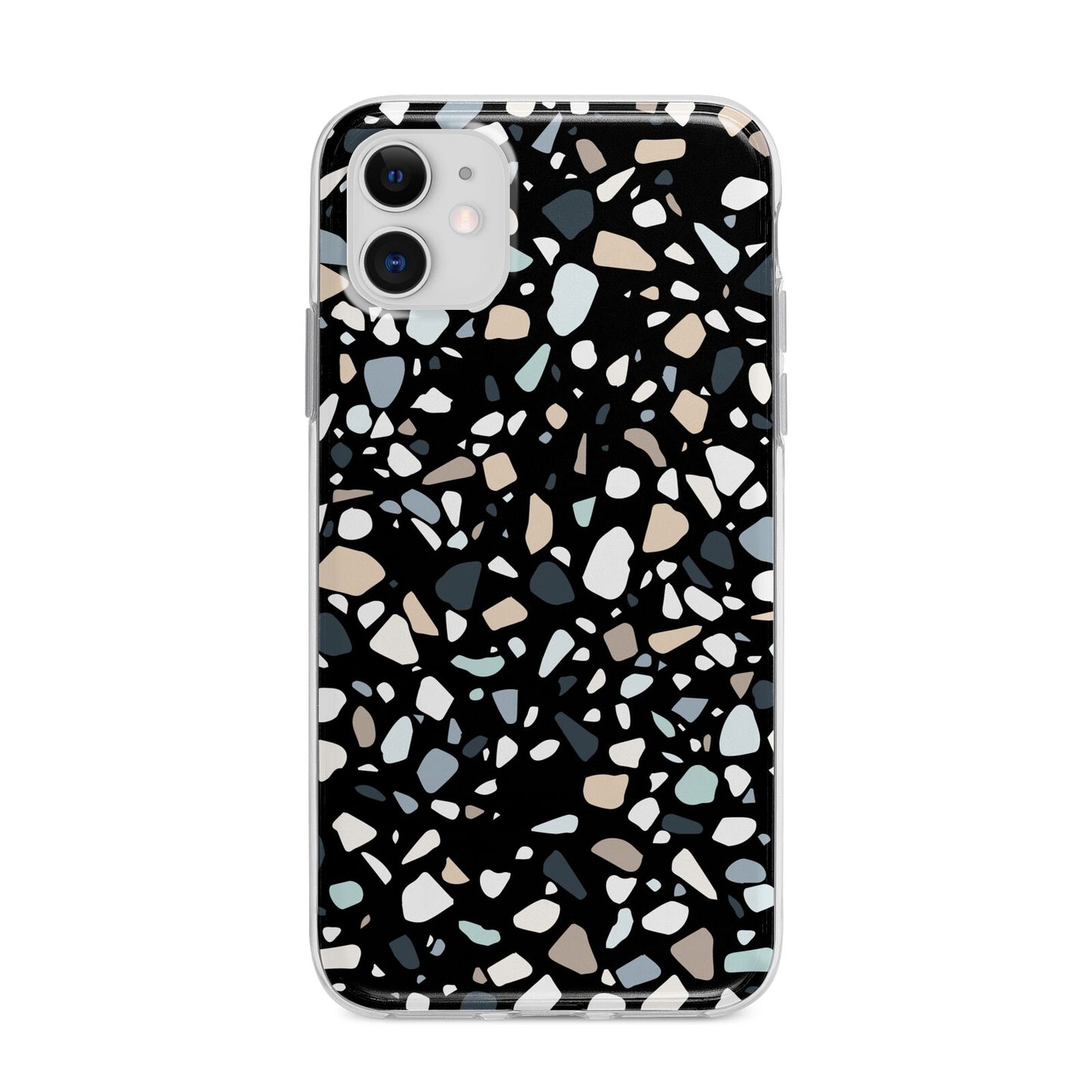 Terrazzo Apple iPhone 11 in White with Bumper Case