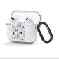 Terrazzo Pattern AirPods Clear Case 3rd Gen Side Image