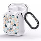 Terrazzo Pattern AirPods Clear Case Side Image