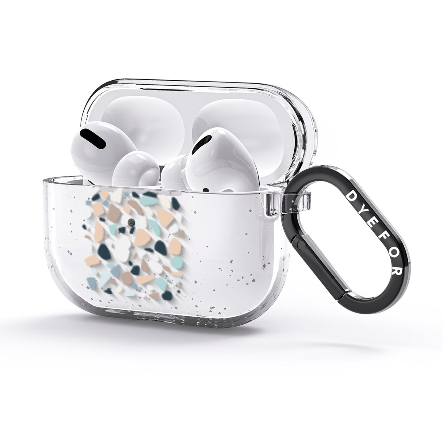 Terrazzo Pattern AirPods Glitter Case 3rd Gen Side Image